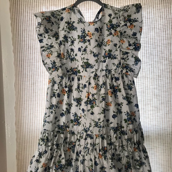 Zara eyelet floral dress xs - Picture 4 of 5